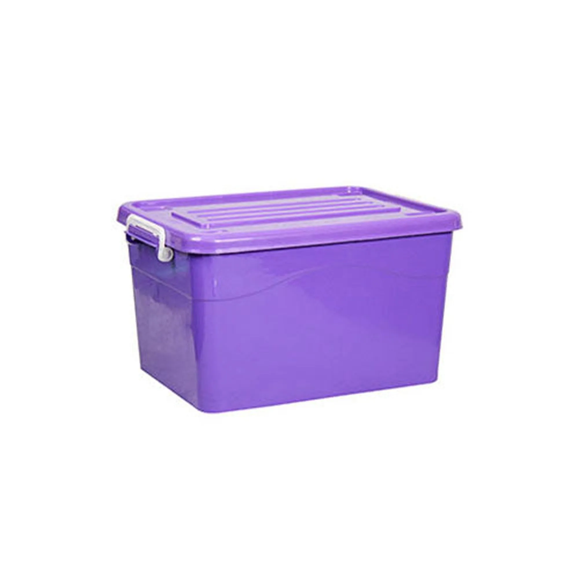 30L Storage Utility Container Box Clip Lock Lid & Wheels Nu Ware