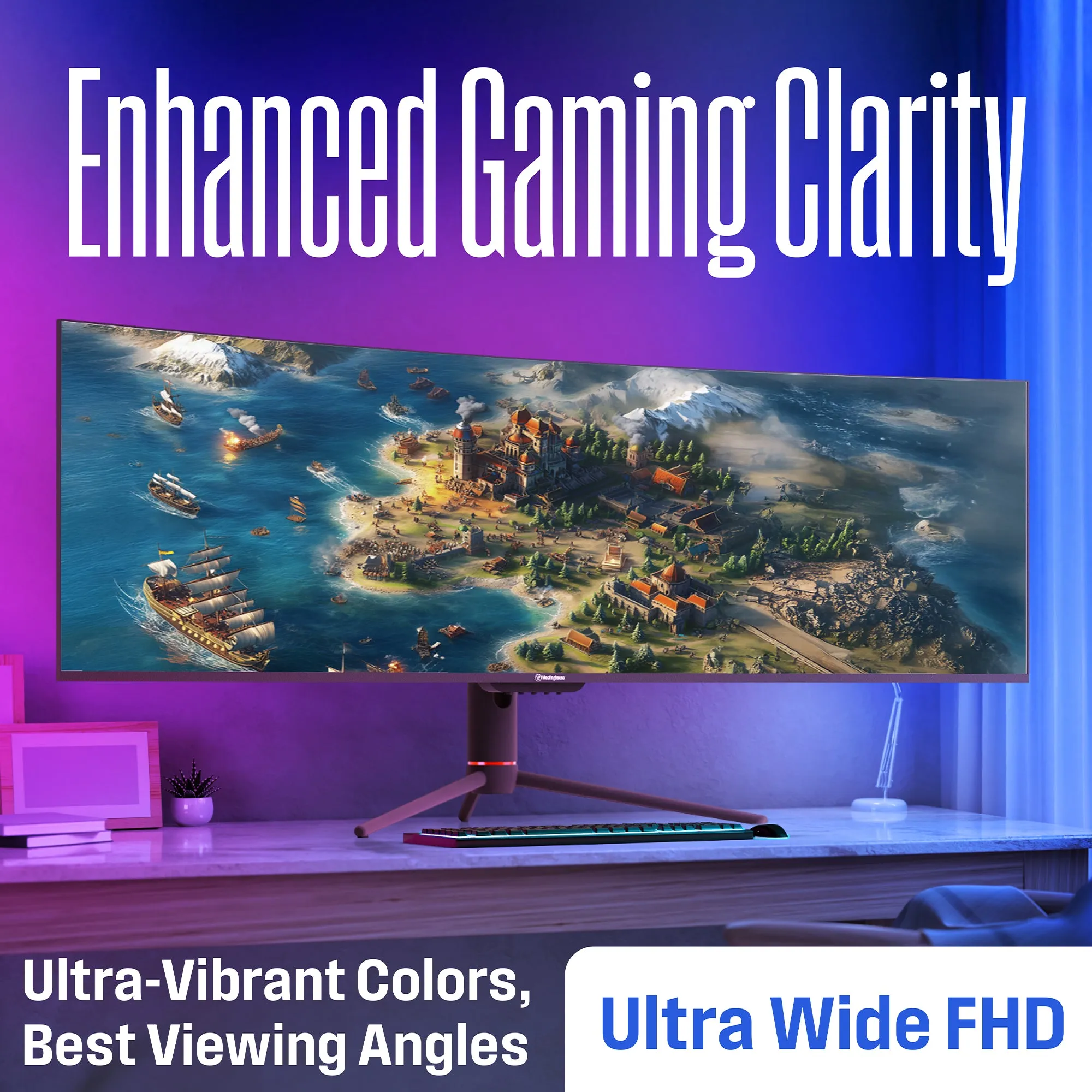 49" Curved Ultrawide Gaming Monitor