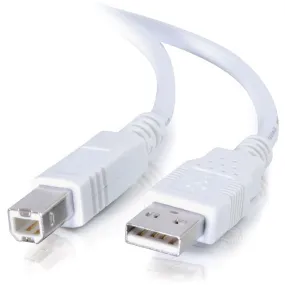 5M Usb 2.0 A/B Cable - White (16.4Ft)