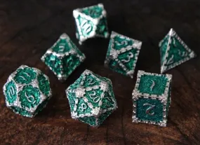 7ct Emerald Bound Metal Set