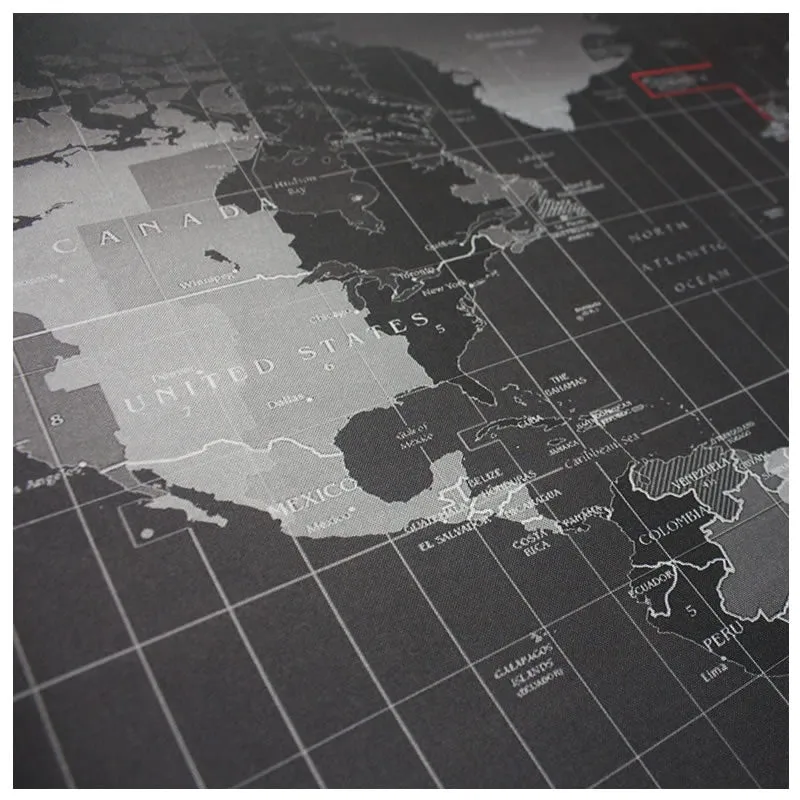 90Cm X 40Cm X 3Mm World Map Gaming Anti-Slip Mouse Pad