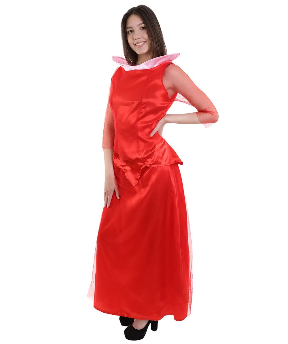 Adult Women's Princess Costume | Red Cosplay Costume