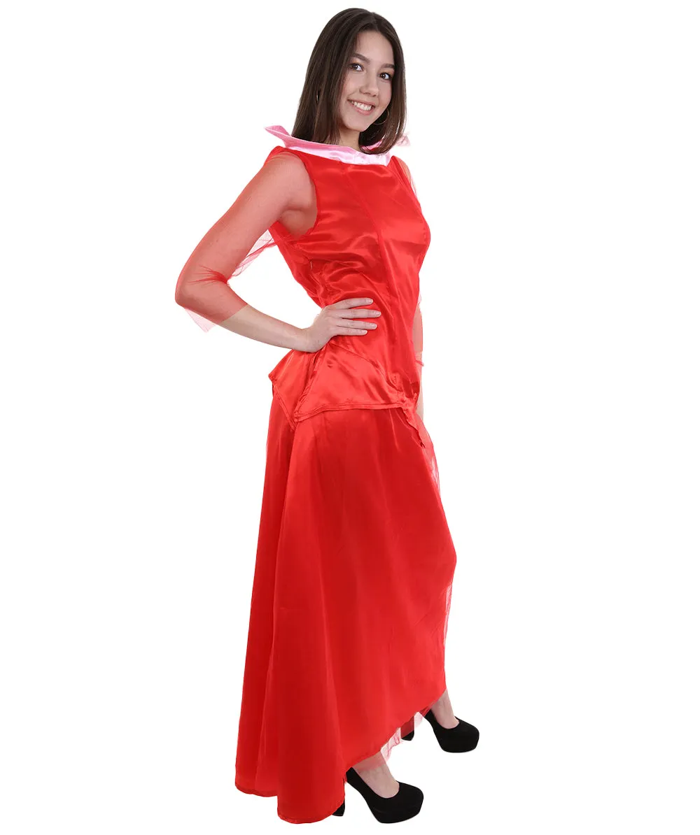 Adult Women's Princess Costume | Red Cosplay Costume