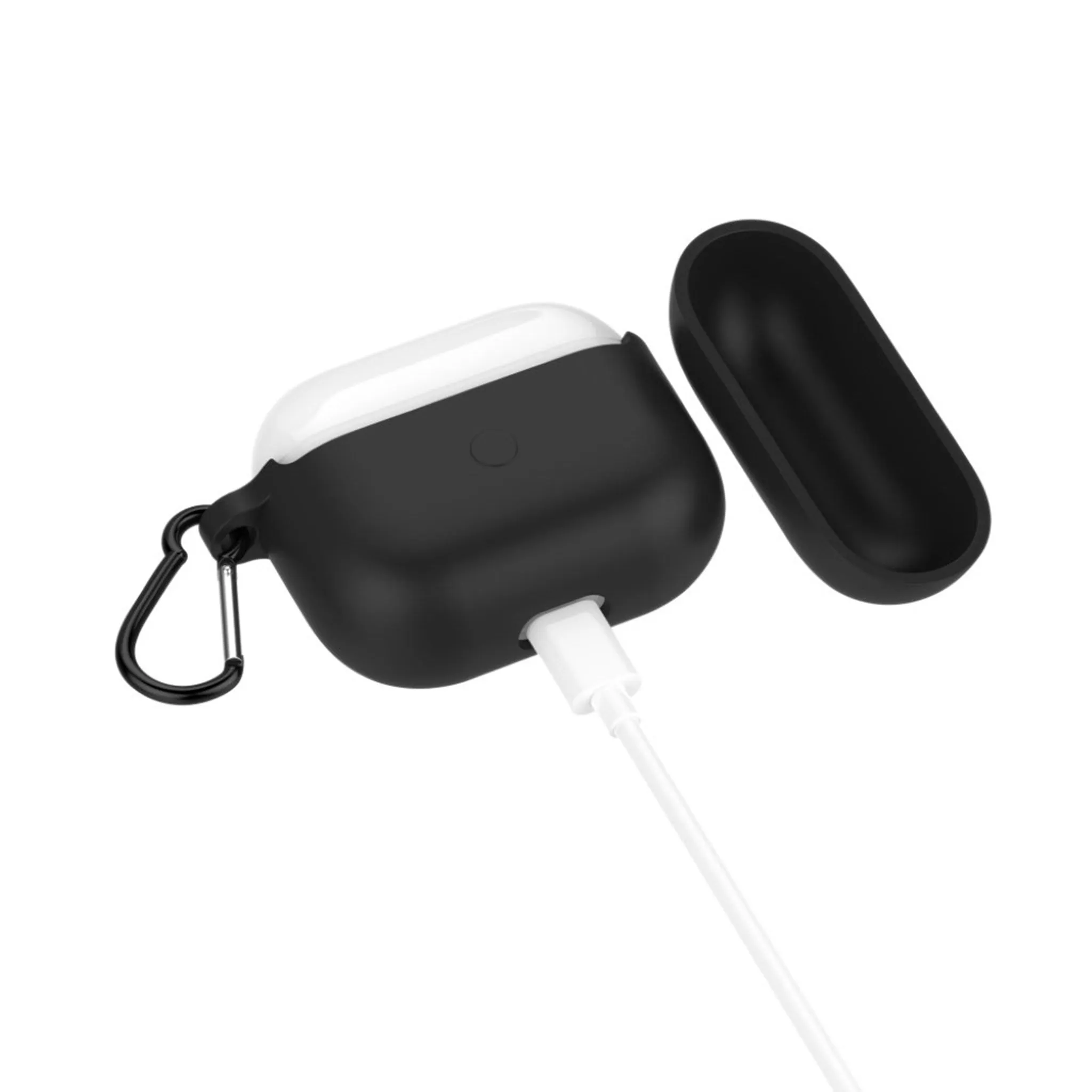 AirPods Pro simple silicone case - Black