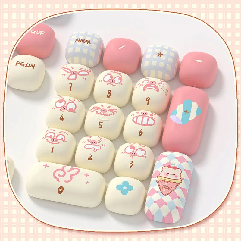 Akko Piggy Party MOG Profile Keycap Set 139 Keys