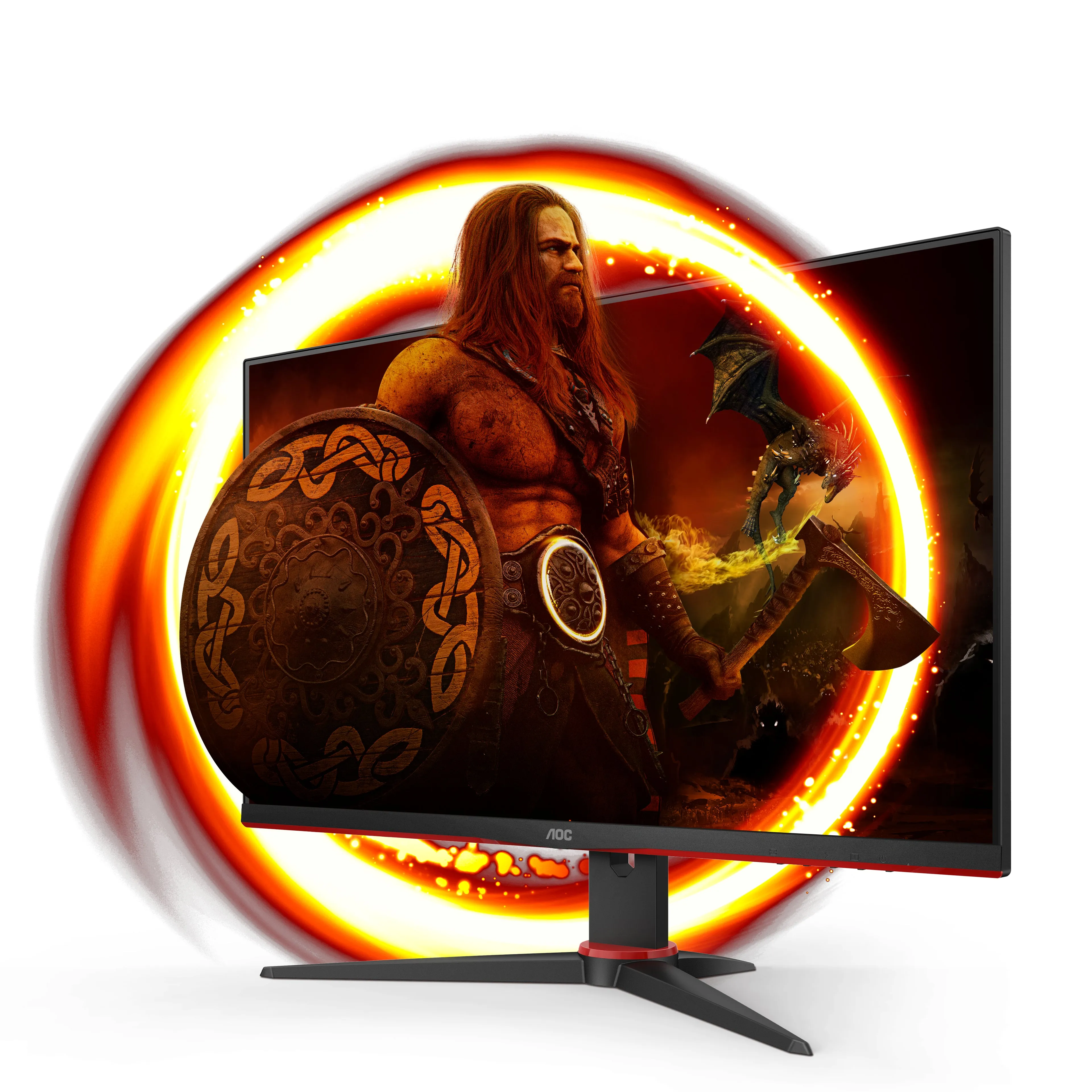 Aoc Gaming 24G2sae/Bk - Led Monitor - Gaming - 24" (23.8" Viewable) - 1920 X 1080 Full Hd (1080P) @ 165 Hz - Va - 350 Cd