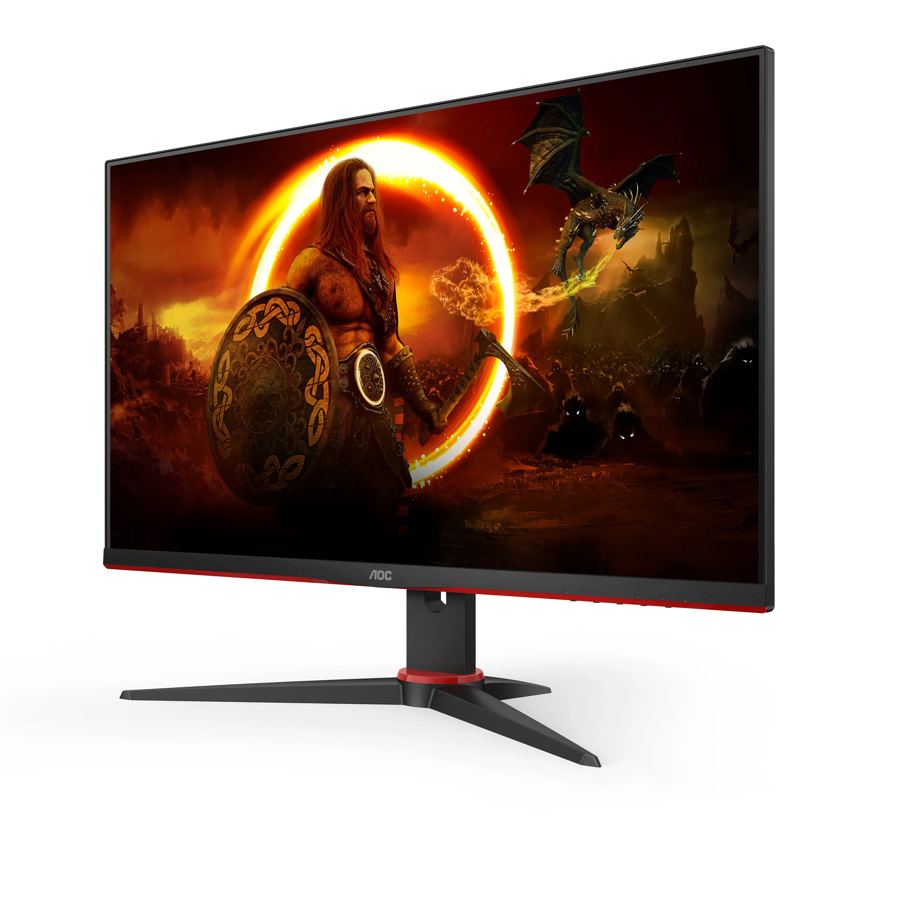 Aoc Gaming 24G2sae/Bk - Led Monitor - Gaming - 24" (23.8" Viewable) - 1920 X 1080 Full Hd (1080P) @ 165 Hz - Va - 350 Cd