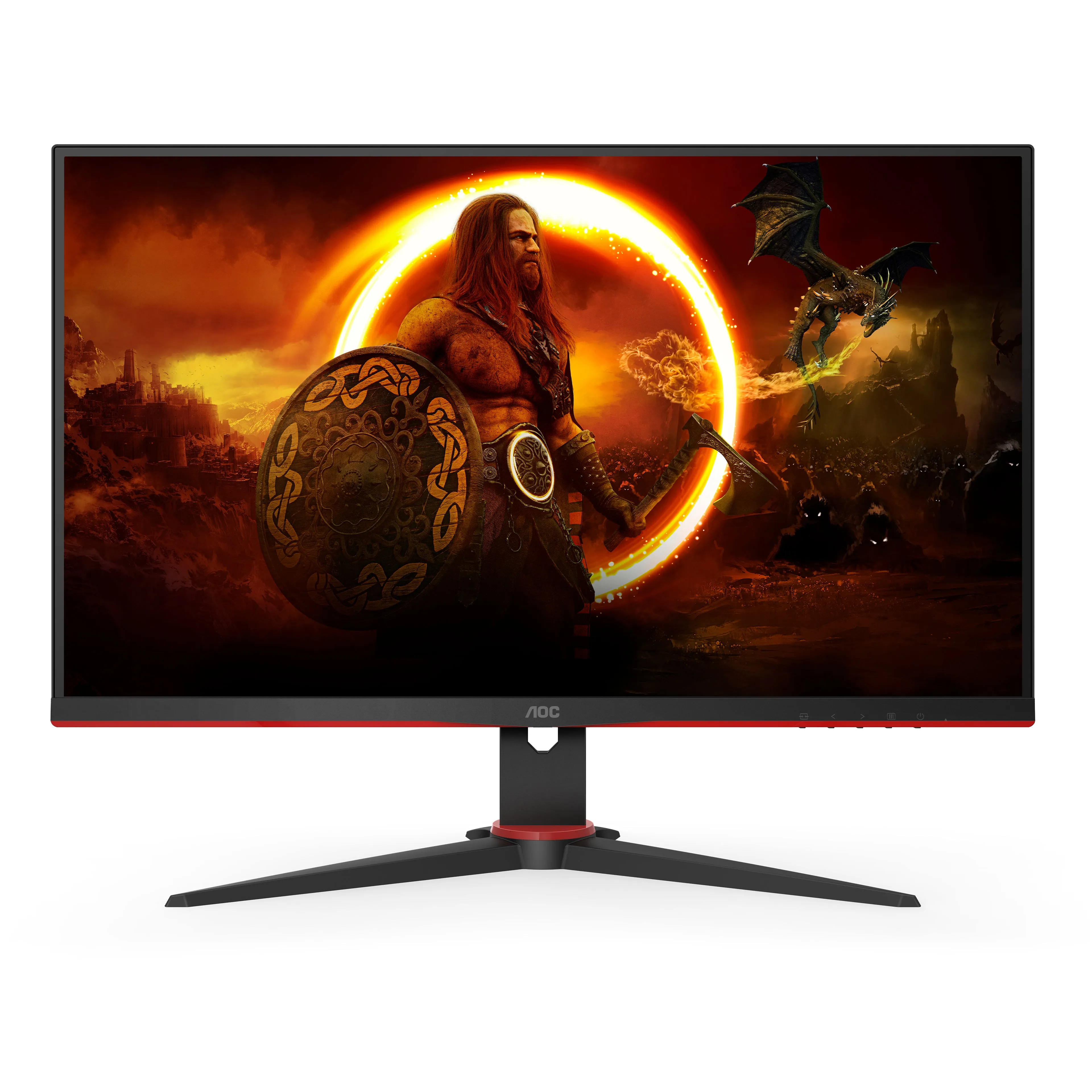 Aoc Gaming 24G2sae/Bk - Led Monitor - Gaming - 24" (23.8" Viewable) - 1920 X 1080 Full Hd (1080P) @ 165 Hz - Va - 350 Cd