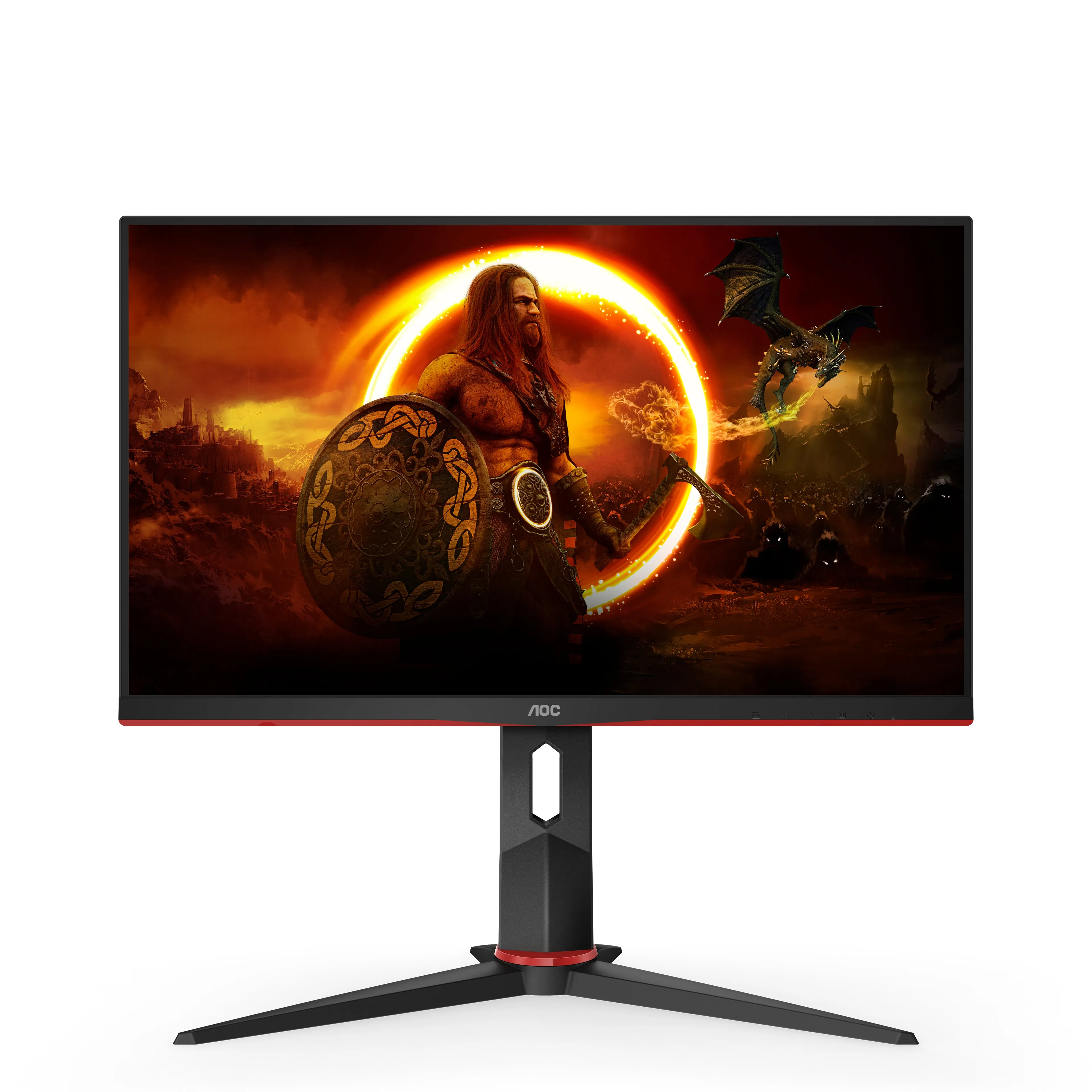 Aoc Gaming 24G2spu/Bk - G2 Series - Led Monitor - Gaming - 23.8" - 1920 X 1080 Full Hd (1080P) @ 165 Hz - Ips - 300 Cd/M