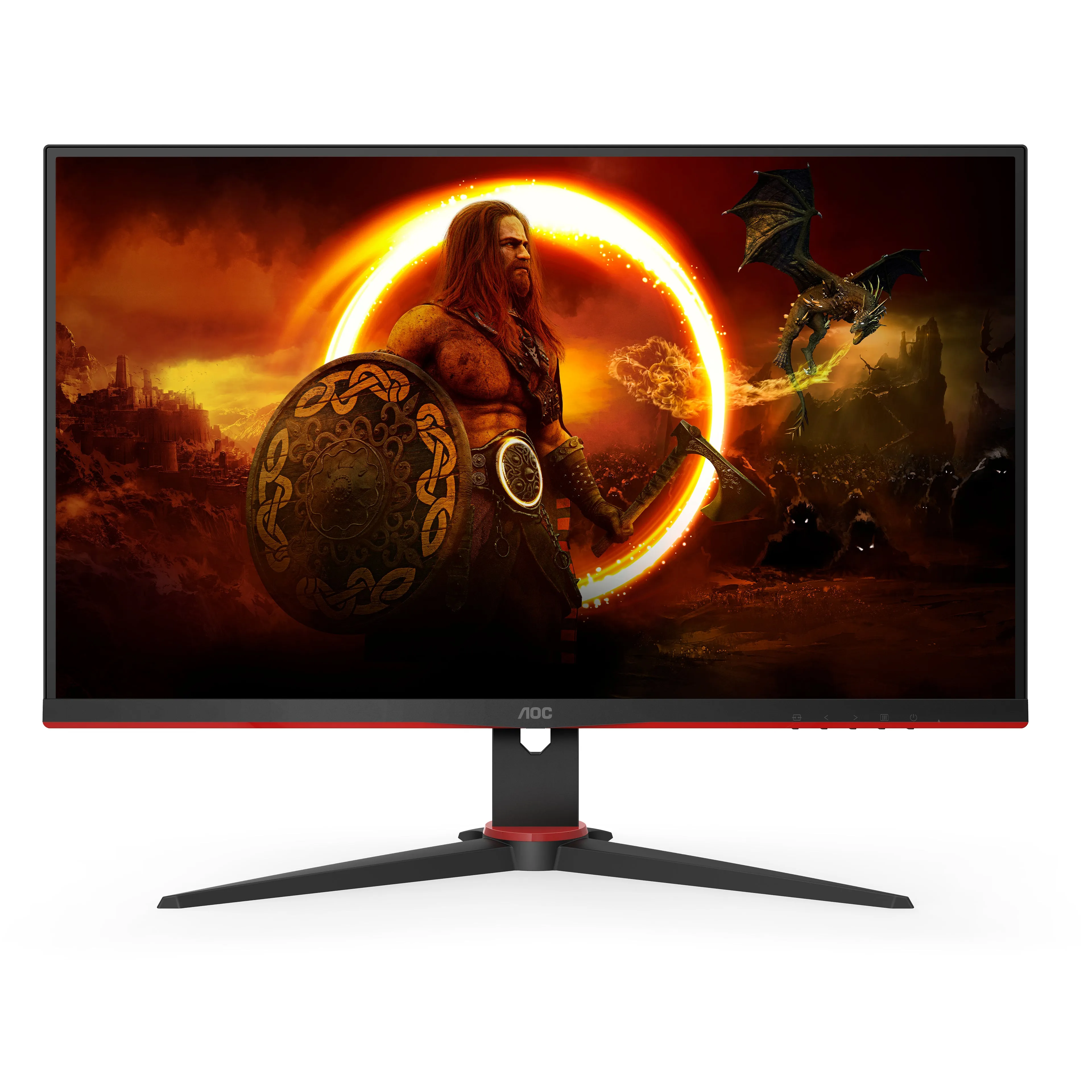 Aoc Gaming 27G2sae/Bk - Led Monitor - Gaming - 27" - 1920 X 1080 Full Hd (1080P) @ 165 Hz - Va - 350 Cd/M� - 1 Ms - 2Xhd