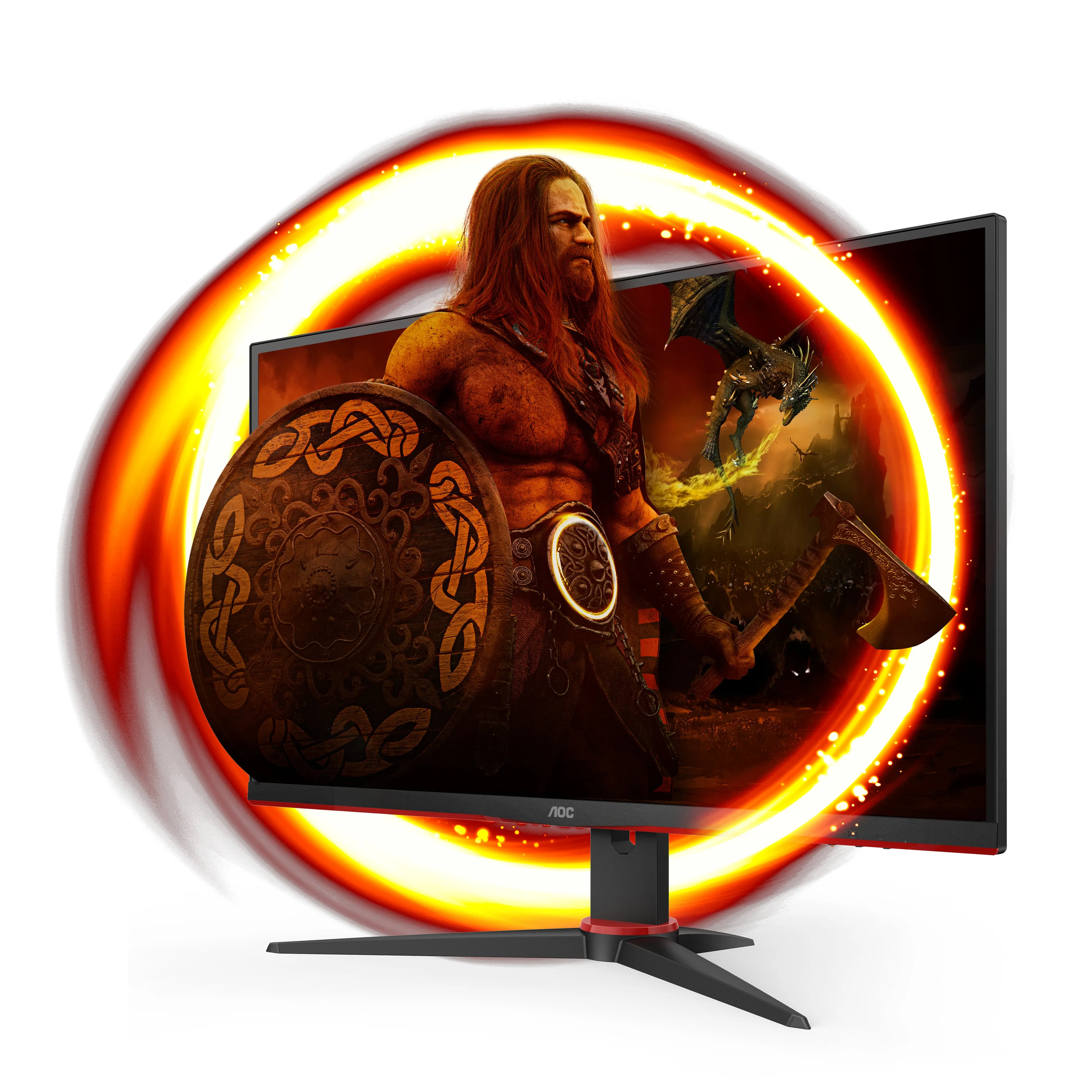 Aoc Gaming 27G2sae/Bk - Led Monitor - Gaming - 27" - 1920 X 1080 Full Hd (1080P) @ 165 Hz - Va - 350 Cd/M� - 1 Ms - 2Xhd