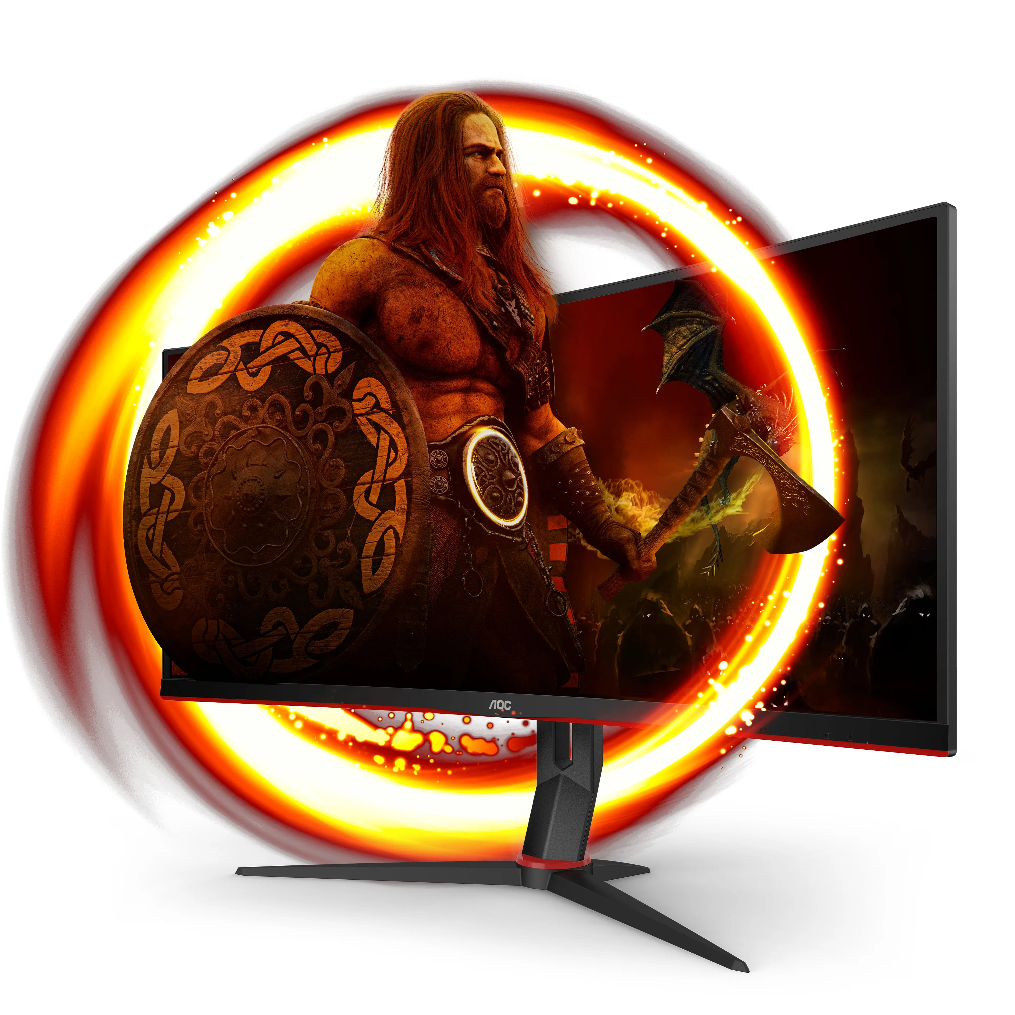 Aoc Gaming Cu34g2x/Bk - Led Monitor - Gaming - Curved - 34" - 3440 X 1440 Wqhd @ 144 Hz - Va - 300 Cd/M� - 3000:1 - 1 Ms