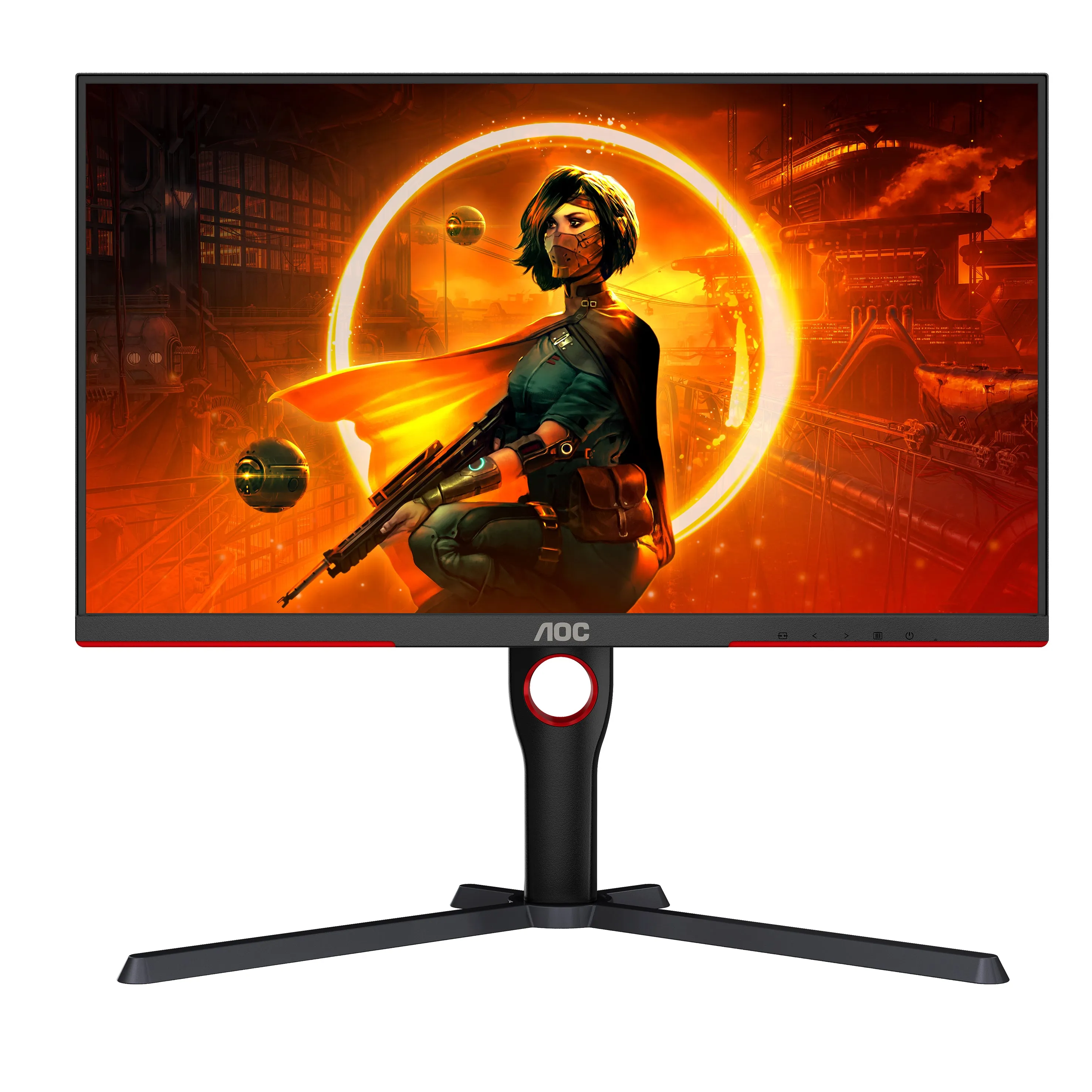 Aoc Gaming Q27g3xmn/Bk - Led Monitor - Gaming - 27" - 2560 X 1440 Qhd @ 180 Hz - Va - 700 Cd/M� - 4000:1 - Displayhdr 10