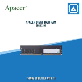 APACER DDR4 DIMM 3200-22 1024X8 16GB