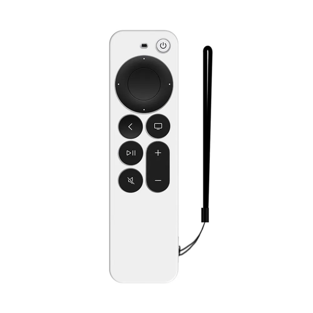 Apple TV 4K (2021) Y31 silicone remote controller cover - Luminous White