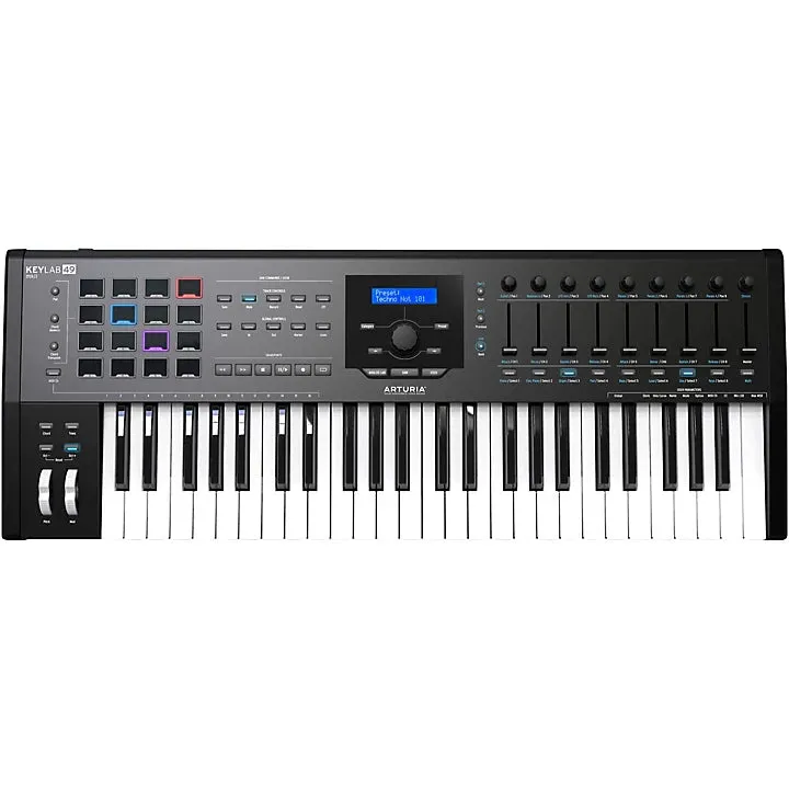 Arturia KEYLAB49MKII-BK 49-Key KeyLab Keyboard Controller MK II, Black