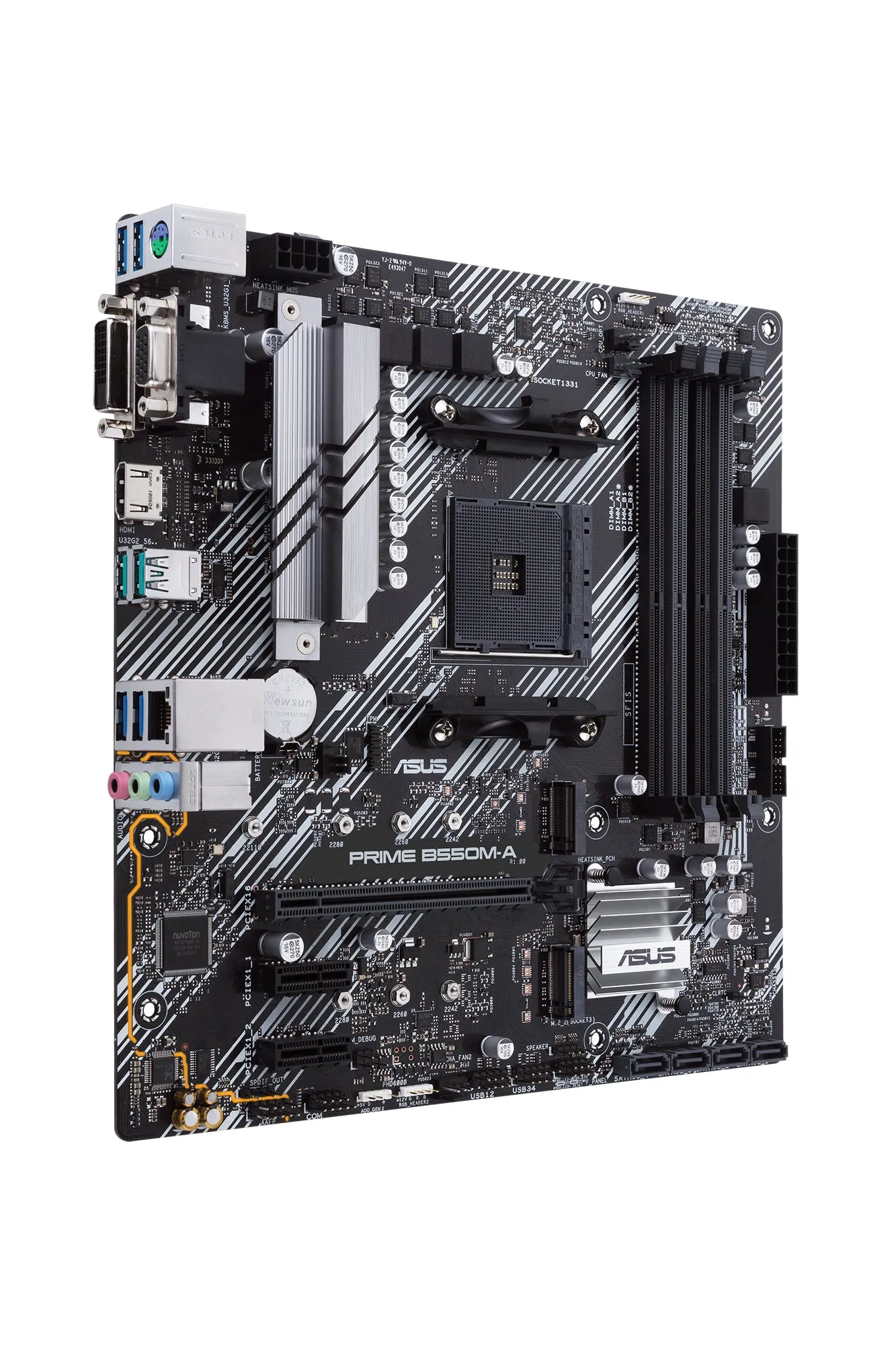 Asus Mainboard Prime B550m-A/Csm - Micro Atx - Socket Am4 - Amd B550