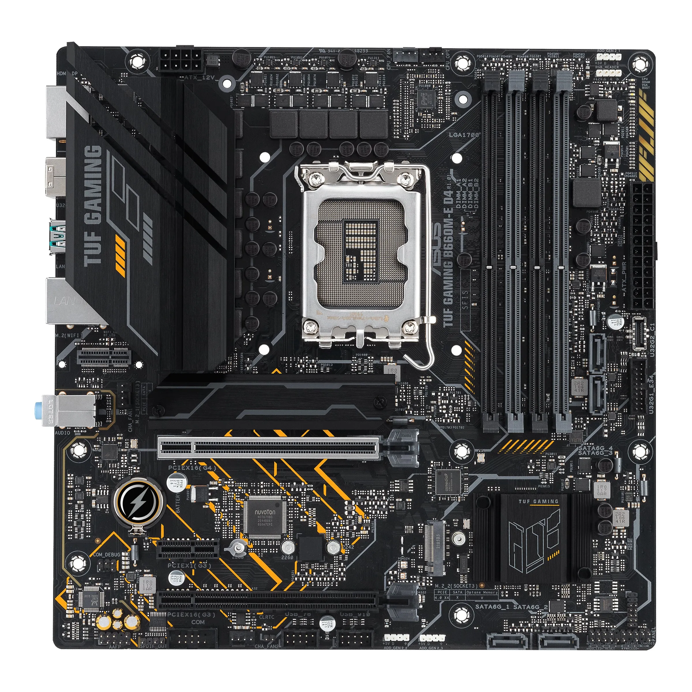 Asus Mainboard Tuf Gaming B660m-E D4 - Micro Atx - Socket Lga1700 - Intel B660