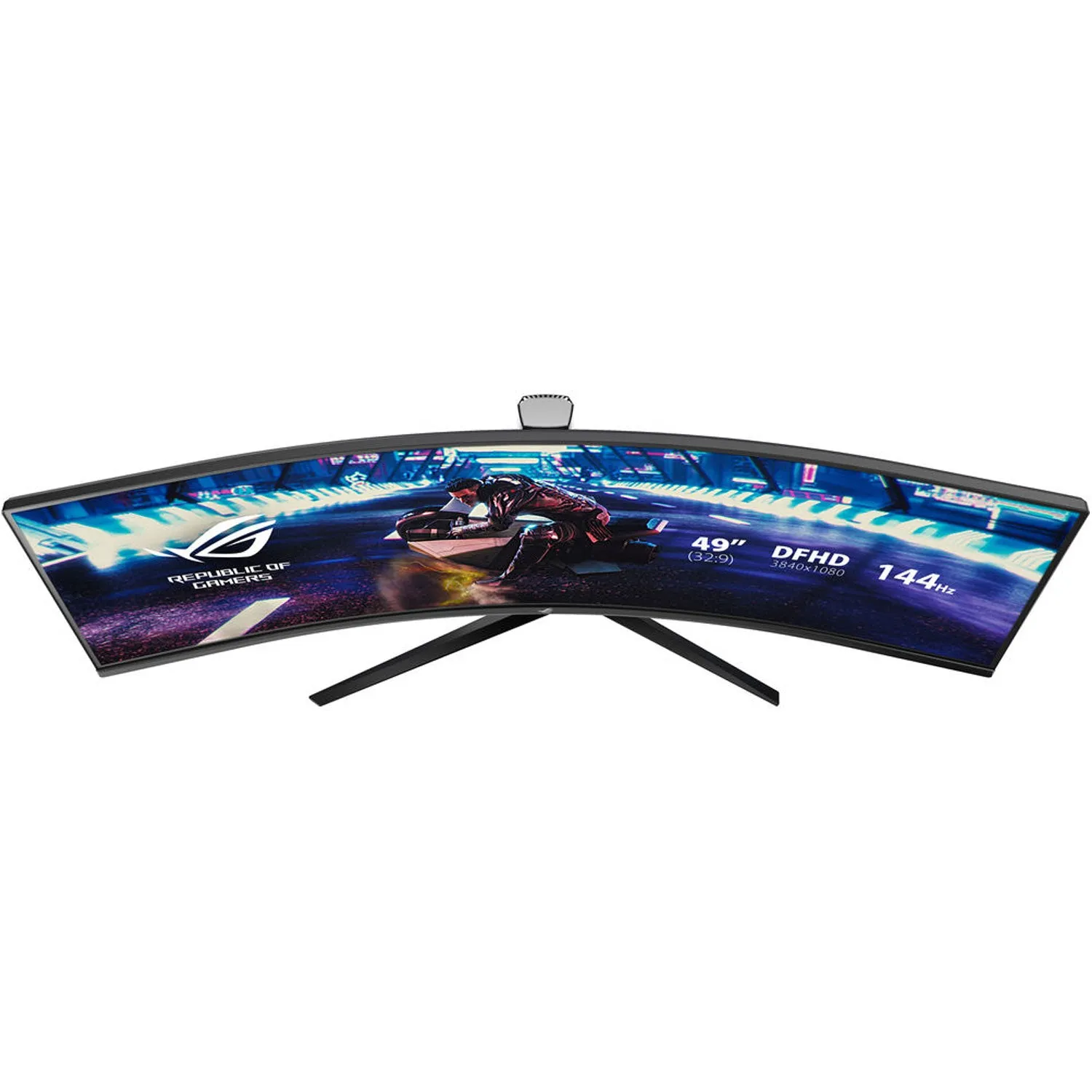 ASUS ROG Strix XG49VQ 49" Super Ultra-Wide HDR Curved Gaming Monitor - 32:9 (3840 x 1080), 144Hz, FreeSync 2, DisplayHDR 400, Eye Care with DP HDMI