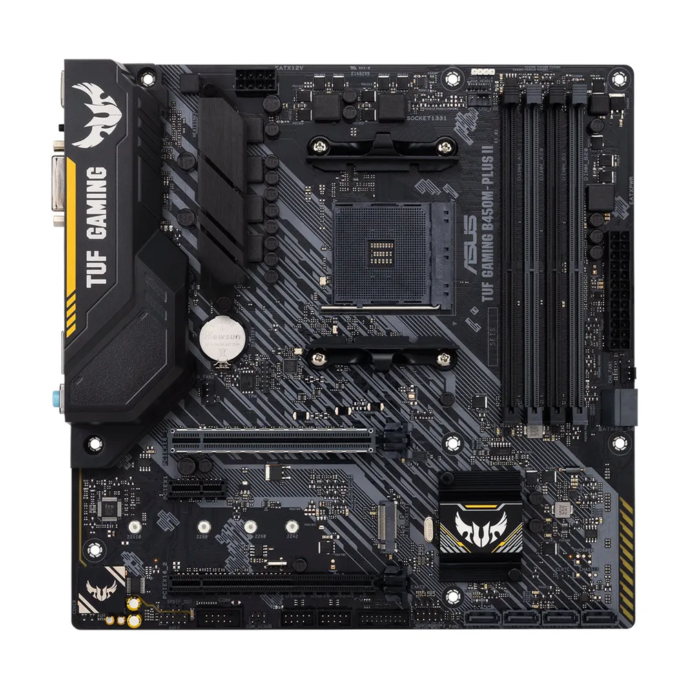 Asus Tuf Gaming B450m-Plus Ii - Motherboard - Micro Atx - Socket Am4 - Amd B450