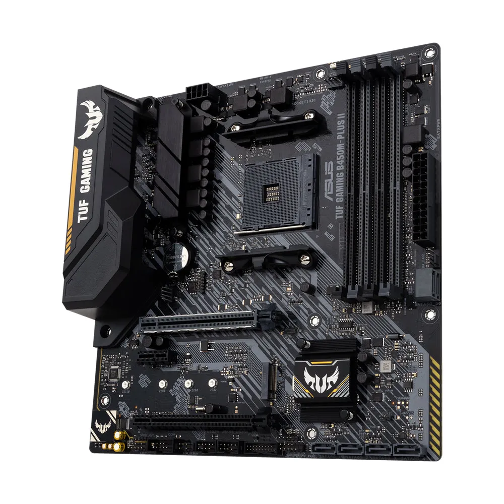 Asus Tuf Gaming B450m-Plus Ii - Motherboard - Micro Atx - Socket Am4 - Amd B450