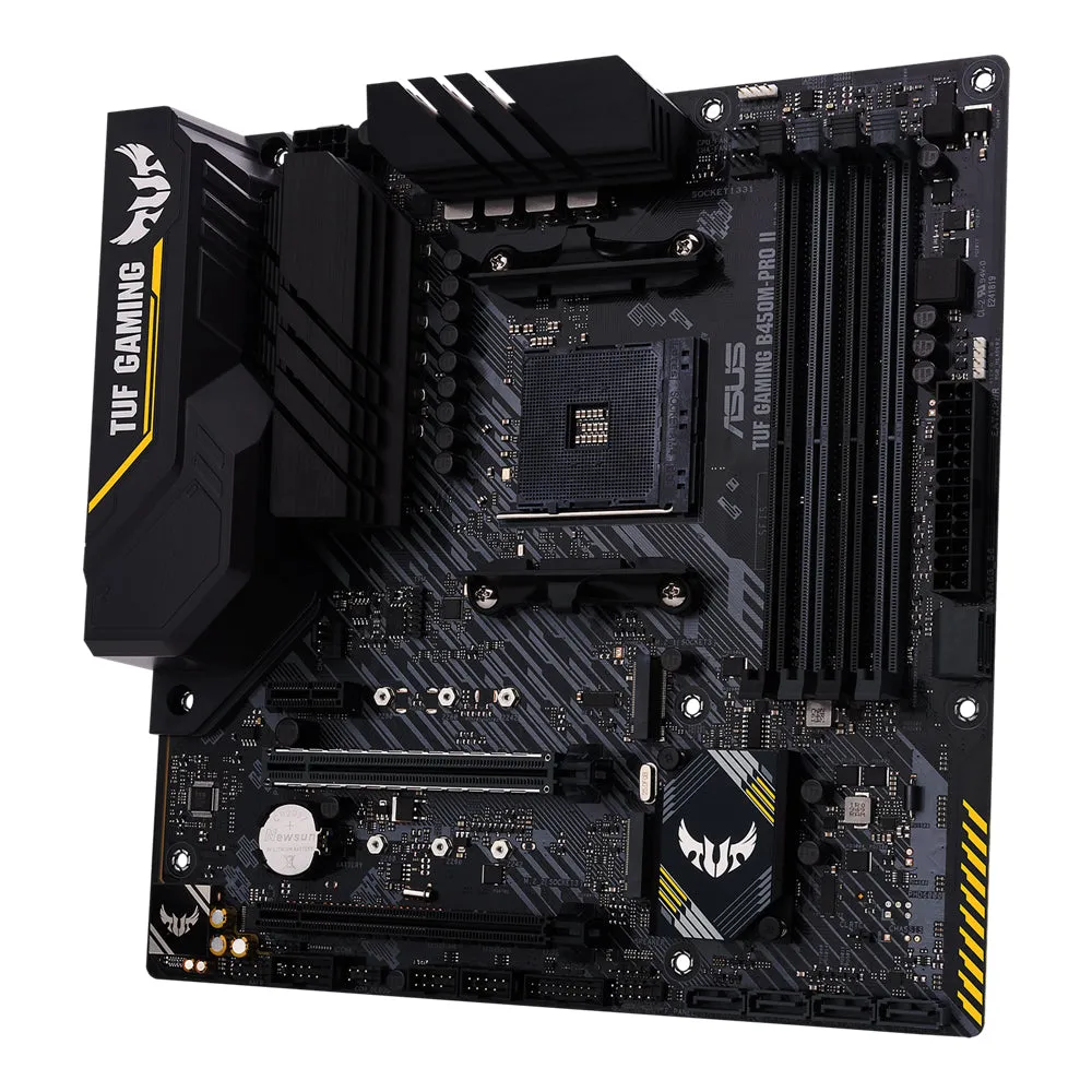 Asus Tuf Gaming B450m-Pro Ii - Motherboard - Micro Atx - Socket Am4 - Amd B450