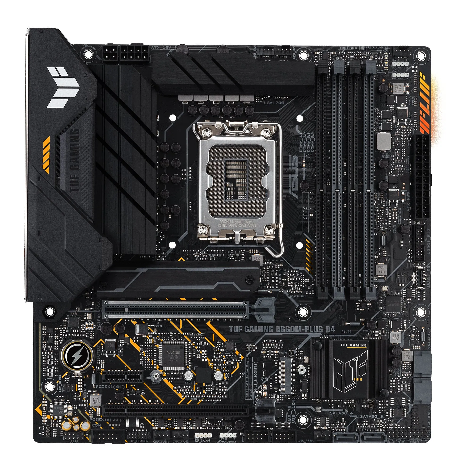 Asus Tuf Gaming B660m-Plus D4 - Motherboard - Micro Atx - Lga1700 Socket - B660