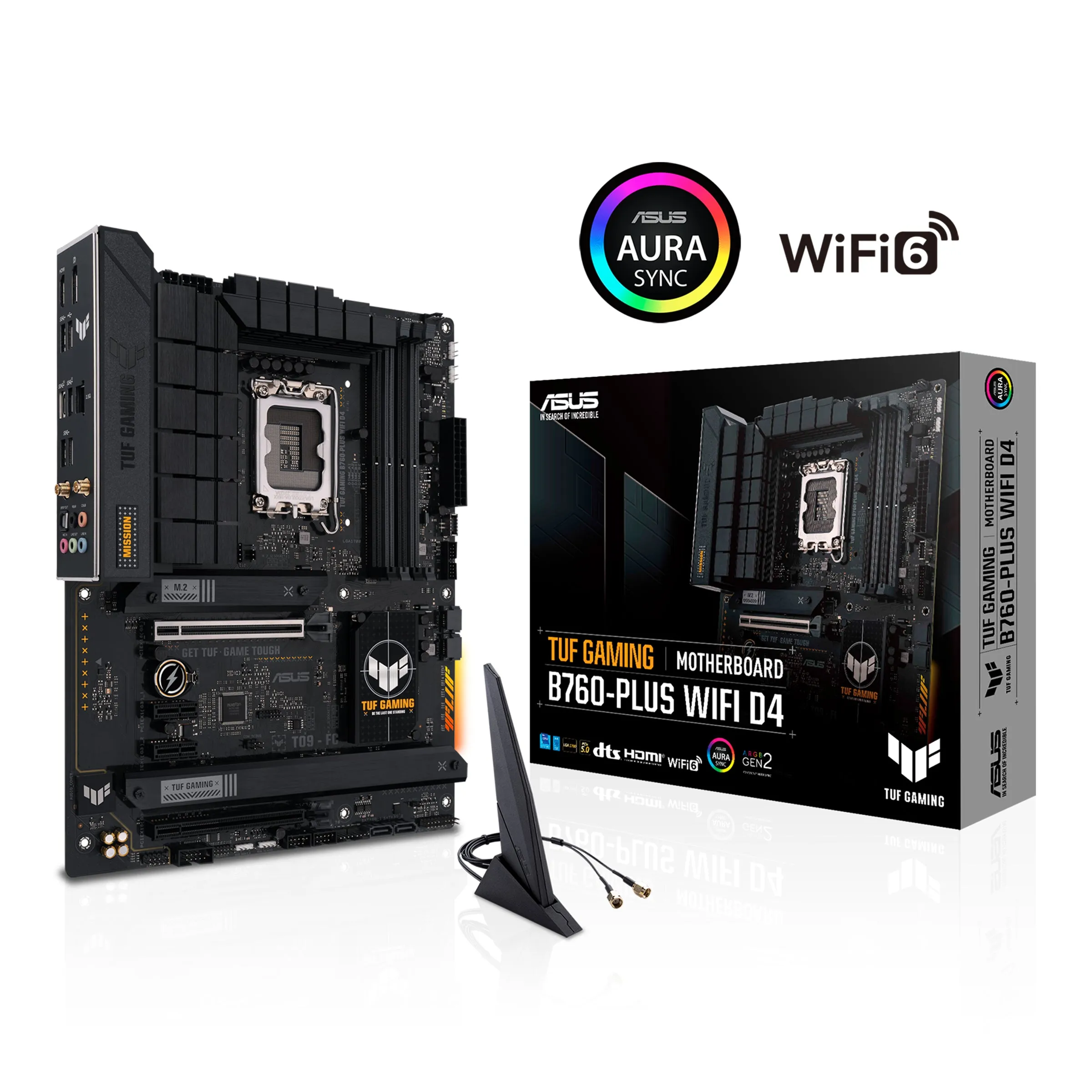 Asus Tuf Gaming B760-Plus Wifi D4 - Motherboard - Atx - Lga1700 Socket - B760