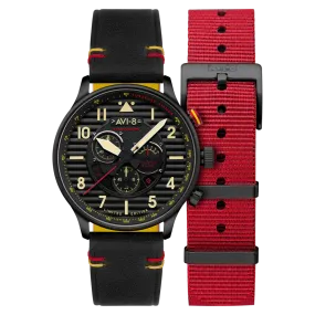 AVI-8 Flyboy Spirit Of Tuskegee Black Mens AV-4109-01