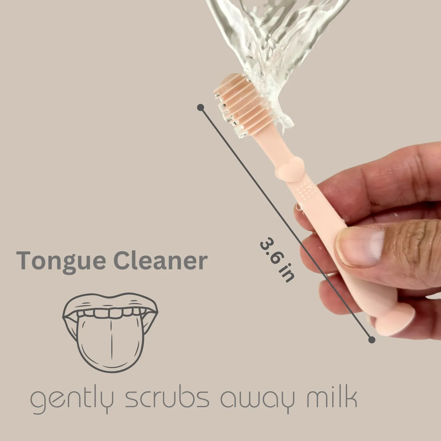 Baby Finger Toothbrush & Tongue Cleaner Oral Set