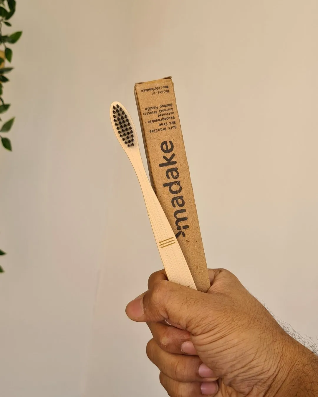 Bamboo toothbrush for Adults- Lines