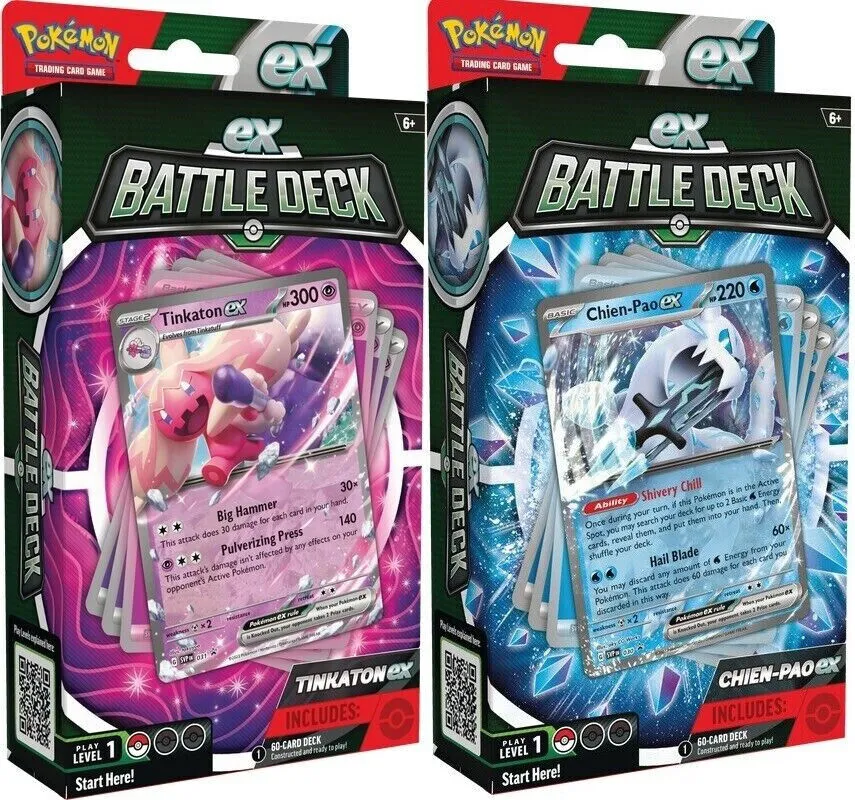 Battle Deck EX Chien-Pao and Tinkaton YOU CHOOSE!!!