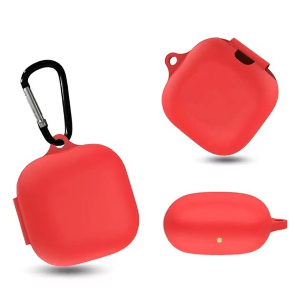 Beats Fit Pro silicone case with keychain - Pink