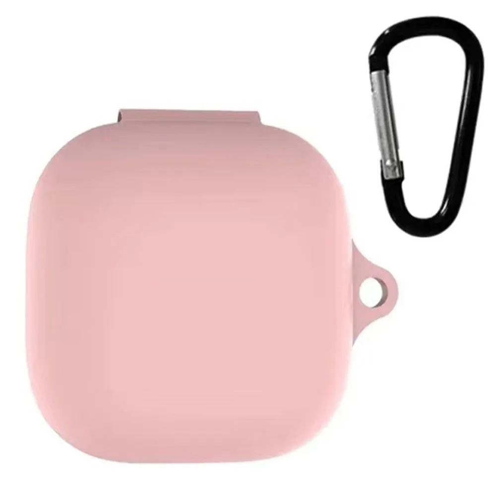 Beats Fit Pro silicone case with keychain - Pink