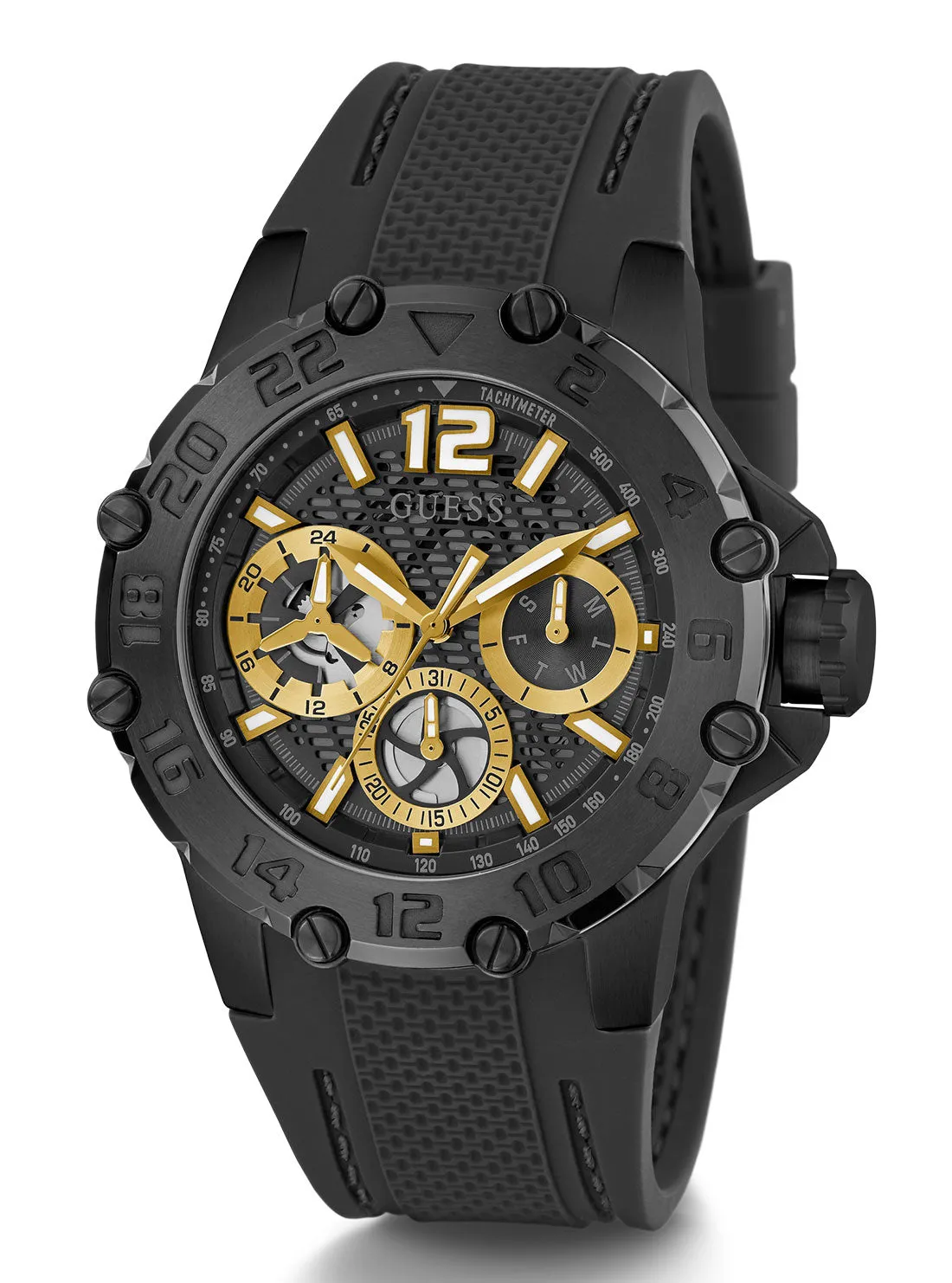 Black Contender Silicone Watch