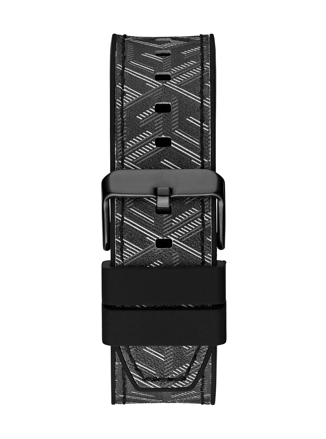 Black Logo Falcon Silicone Watch