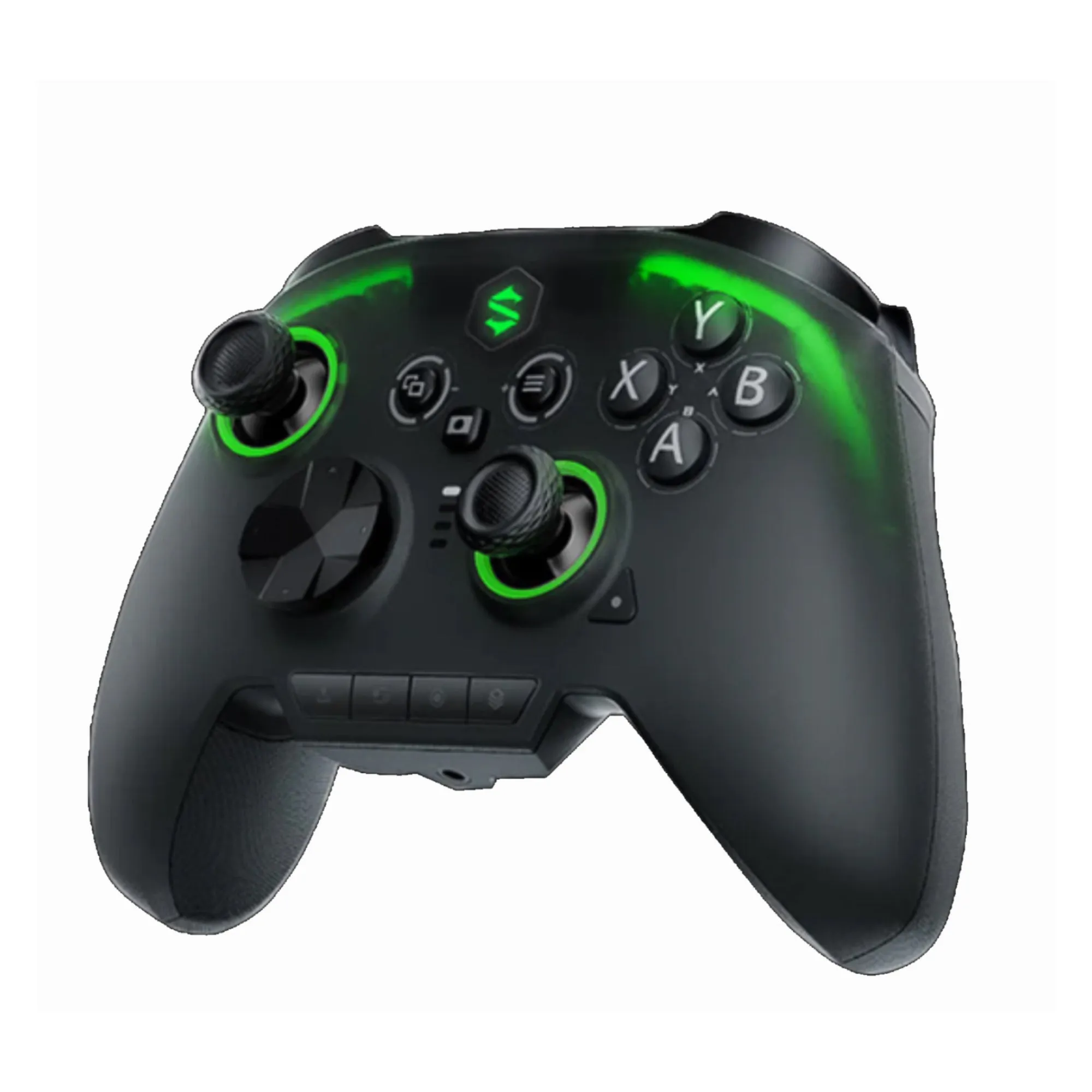 Black Shark Green Ghost Gamepad 1000Hz Polling Rate with RGB Light Joystick