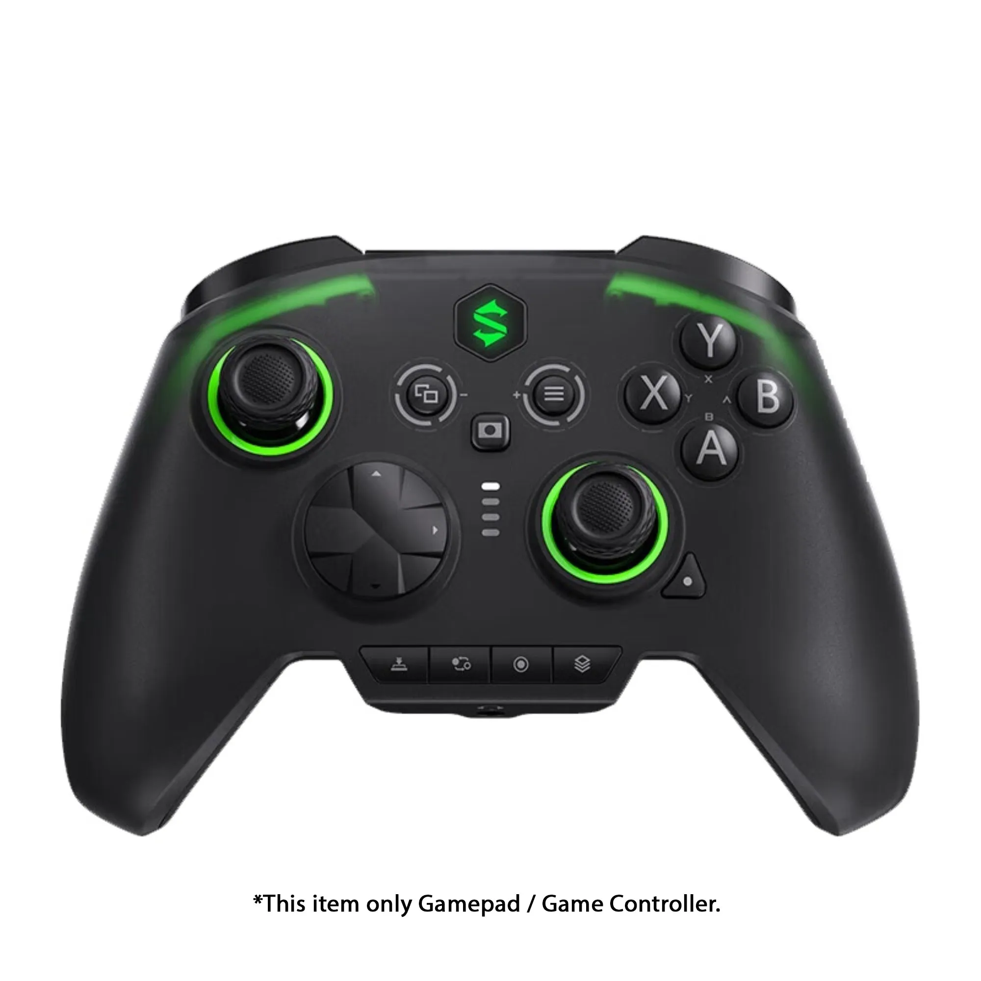 Black Shark Green Ghost Gamepad 1000Hz Polling Rate with RGB Light Joystick