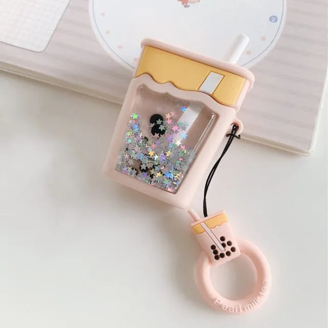 Bubble tea Silicone Airpods Case