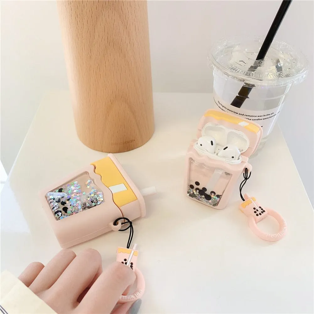 Bubble tea Silicone Airpods Case