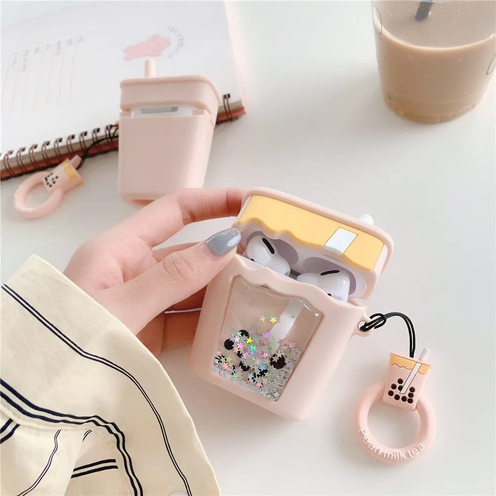 Bubble tea Silicone Airpods Case