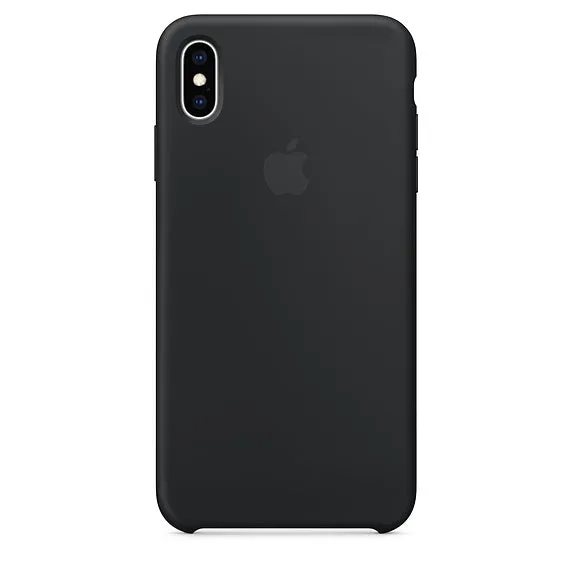 Buy Apple iPhone XS Max Black Silicone Case - MRWE2ZM A from Vine Mart Electronics