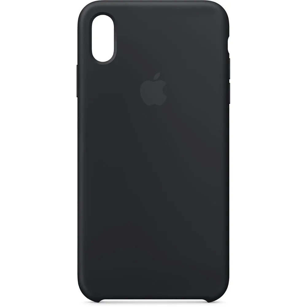 Buy Apple iPhone XS Max Black Silicone Case - MRWE2ZM A from Vine Mart Electronics