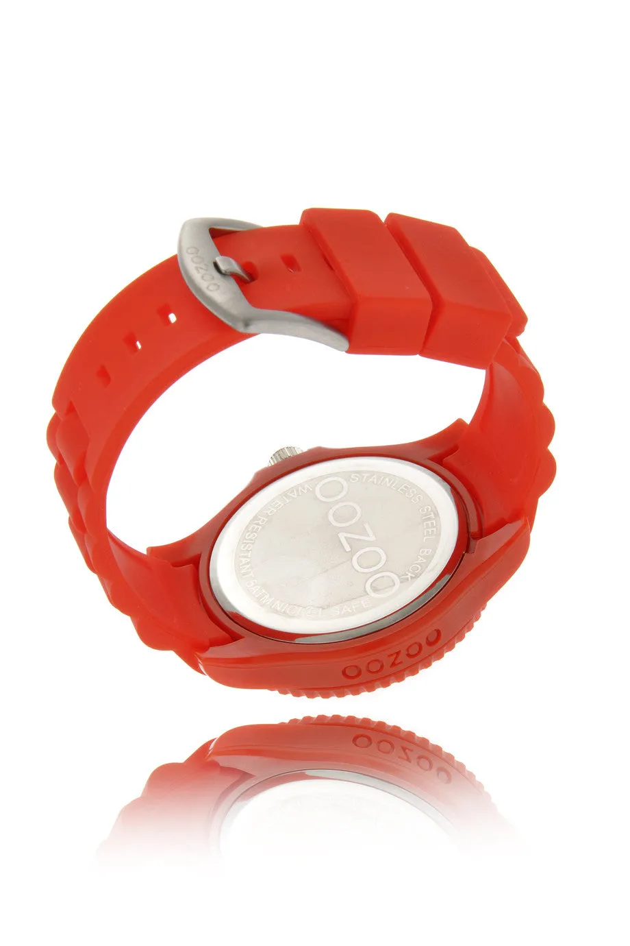 C4285 RED Fluo Silicone Watch