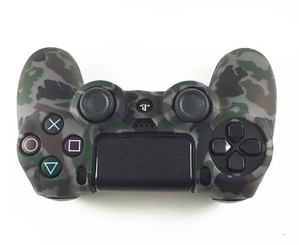 Camouflage Camo Silicone Rubber Soft Case for Sony PS4 Controller