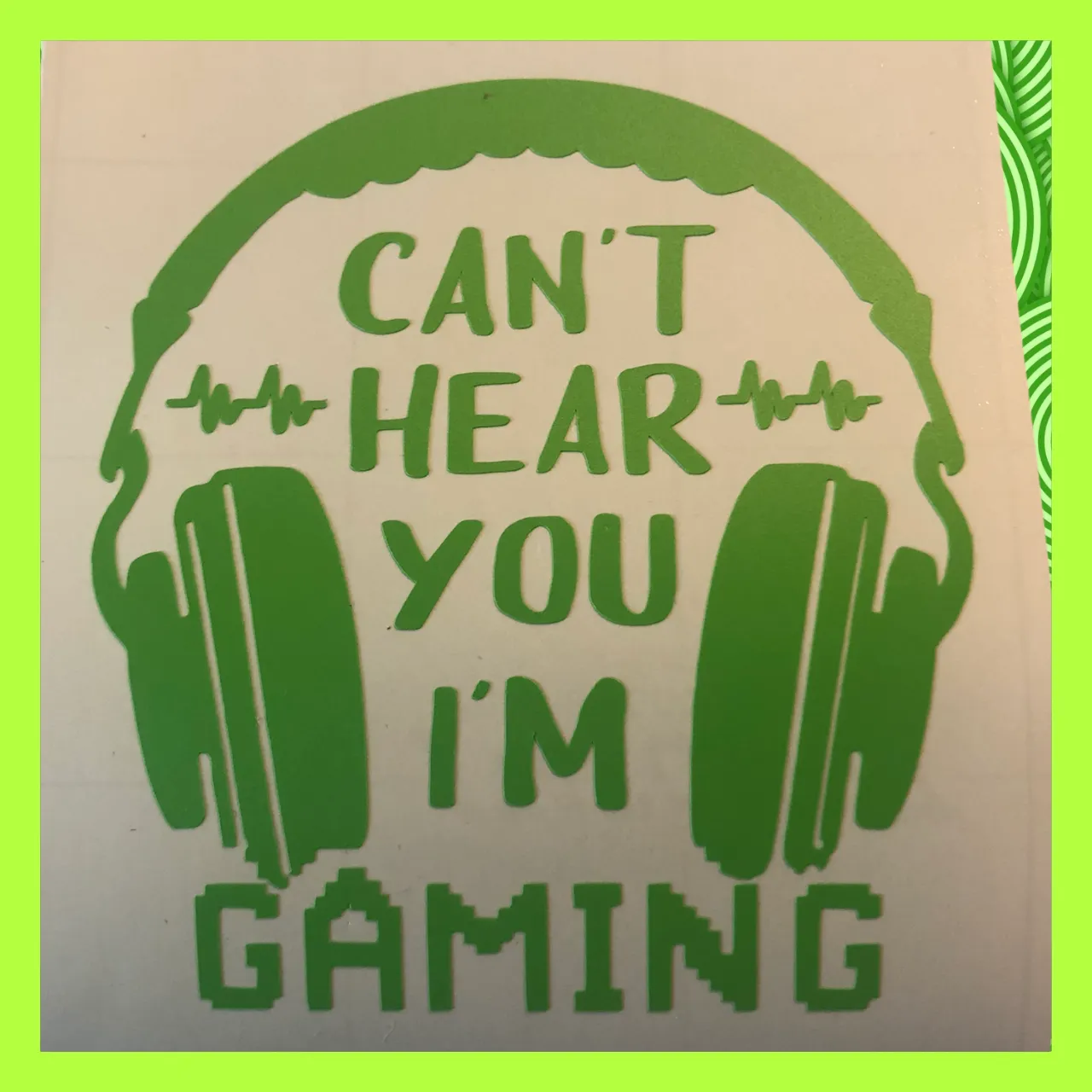 Can't Hear You I'm Gaming