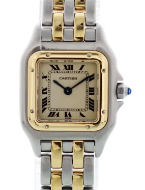 Cartier Panthere 18k Yellow Gold & Steel Ladies Watch