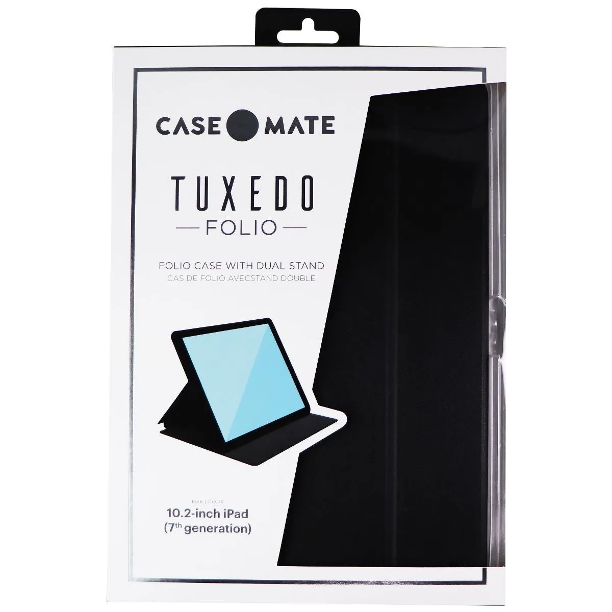 Case-Mate Tuxedo Folio Series Case for Apple iPad 10.2 (7th Gen) - Black