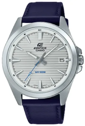 Casio Edifice EFV-140L-7A Chronograph Leather Strap Watch For Men