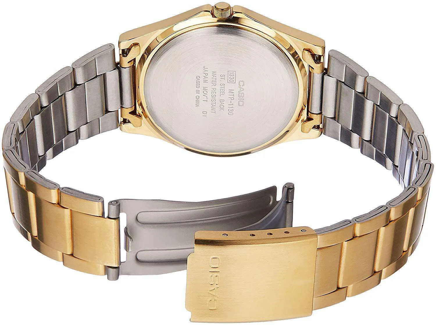 Casio MTP-1130N-7B Gold Plated Watch for Men